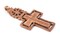 Bahir Dar Ethiopian Copper Cross Pendant (100x50mm): Authentic Ethiopian East African Design for Jewelry & Necklace Making